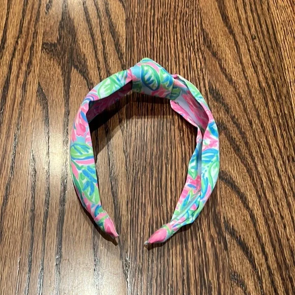 Lilly Pulitzer Vintage Jungle Print Headband Twist Wrap Headband | Lilly Pulitzer main image 4